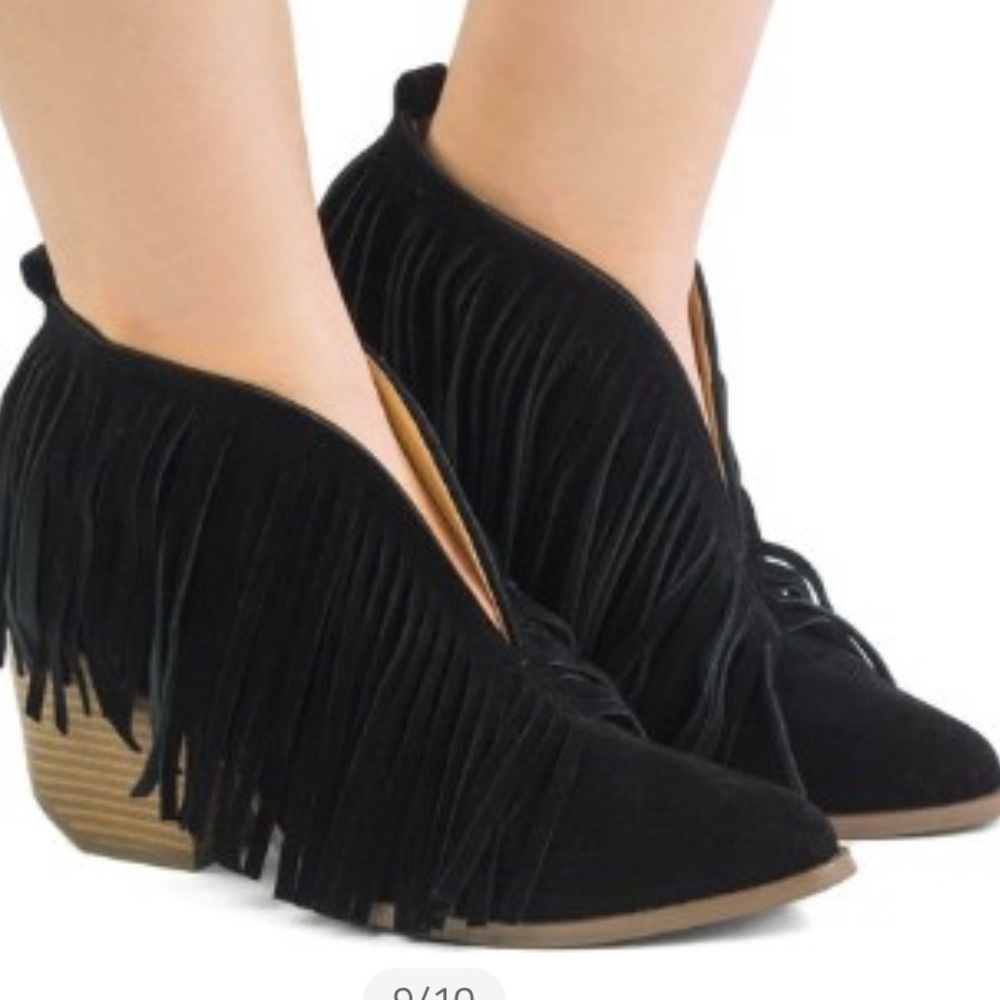 Fringe Booties Beast